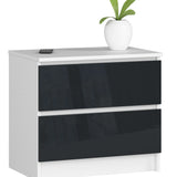 Kommode mit drei Schubladen 60 cm breit, Wohnzimmer, Schlafzimmer, Flur, Schrank, Sideboard, Highboard, viel Stauraum