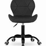 Drehstuhl für Kinderzimmer oder Büro höhenverstellbar Ergonomischer Sitzhöhe, 5-Speichen-Fußkreuz auf Gummirädern für reibungslose Mobilität 360-Grad-Drehung
