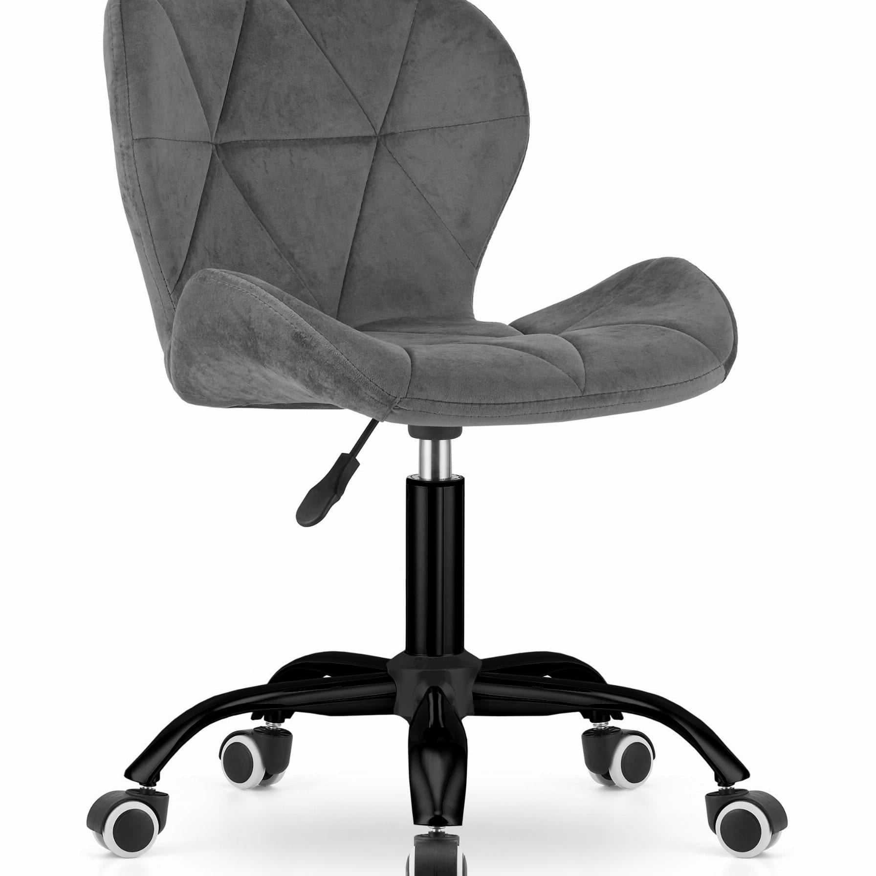 Chaise pivotante pour chambre d'enfant ou bureau réglable en hauteur Hauteur d'assise ergonomique, base à 5 rayons sur roulettes en caoutchouc pour une mobilité fluide Rotation à 360 degrés
