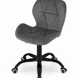 Drehstuhl für Kinderzimmer oder Büro höhenverstellbar Ergonomischer Sitzhöhe, 5-Speichen-Fußkreuz auf Gummirädern für reibungslose Mobilität 360-Grad-Drehung