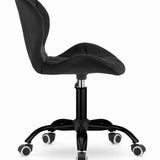 Drehstuhl für Kinderzimmer oder Büro höhenverstellbar Ergonomischer Sitzhöhe, 5-Speichen-Fußkreuz auf Gummirädern für reibungslose Mobilität 360-Grad-Drehung