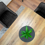 Chaise rembourrée, chaise de salle à manger, chaise de salon rembourrée, chaise avec pieds en métal, revêtement et assise en velours avec pieds noirs