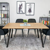 Chaise de salle à manger, chaise de cuisine, chaise de bureau, siège en velours avec pieds en métal noir, charge de siège de 120 kg, chaise de bureau confortable, pieds noirs