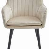 Chaise de salle à manger, chaise de cuisine, chaise de bureau, siège en velours avec pieds en métal noir, charge de siège de 120 kg, chaise de bureau confortable, pieds noirs