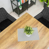 Chaise de salle à manger, chaise de cuisine, chaise de bureau, chaise ergonomique, rembourrée en velours, parfaite pour le salon, le bureau, la chambre ou la salle à manger, charge maximale 120 kg pieds en métal noir