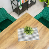 Chaise de salle à manger, chaise de cuisine, chaise de bureau, chaise ergonomique, rembourrée en velours, parfaite pour le salon, le bureau, la chambre ou la salle à manger, charge maximale 120 kg pieds en métal noir