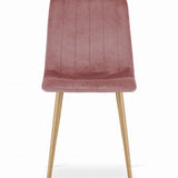 Ensemble de 1, 2 ou 4 chaises tapissées, chaises de salle à manger, chaises de salon, tapissées, disponible en plusieurs coloris