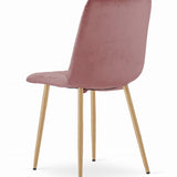 Ensemble de 1, 2 ou 4 chaises tapissées, chaises de salle à manger, chaises de salon, tapissées, disponible en plusieurs coloris