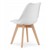 Esszimmerset mit Esstisch 120x80 cm und 4 Stühlen Rechteckiger Tisch Esstisch mit 4 ergonomischen Stühlen Komplettset Ideal für Wohnzimmer, Küche oder Esszimmer - Modernes Design, hochwertig