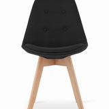 Esszimmerset mit Esstisch 120x80 cm und 4 Stühlen Rechteckiger Tisch Esstisch mit 4 ergonomischen Stühlen Komplettset Ideal für Wohnzimmer, Küche oder Esszimmer - Modernes Design, hochwertig