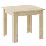 Ensemble de salle à manger avec table à manger et 4 chaises, table carrée 80x80 &amp; 120x80 cm et 4 chaises ergonomiques, idéal pour salon, cuisine et salle à manger Design moderne