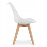 Ensemble de salle à manger avec table à manger et 4 chaises, table carrée 80x80 &amp; 120x80 cm et 4 chaises ergonomiques, idéal pour salon, cuisine et salle à manger Design moderne