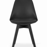 Ensemble de salle à manger avec table à manger et 4 chaises, table carrée 80x80 &amp; 120x80 cm et 4 chaises ergonomiques, idéal pour salon, cuisine et salle à manger Design moderne