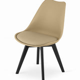 Esszimmerstuhl Stuhl Wohnzimmerstuhl 4x, 2x oder 1x, bequemer & stabiler Schalenstuhl in 11 verschiedenen Farben