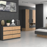 Kommode mit Schubladen, Schlafzimmer Flur Nachttisch, Schrank, Sideboard, Highboard