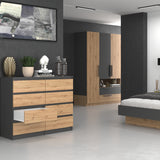 Kommode mit Schubladen, Schlafzimmer Flur Nachttisch, Schrank, Sideboard, Highboard