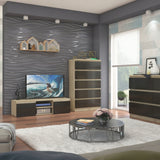 Moderner Kleiderschrank mit Schublade | 2-türiger Kleiderschrank Garderobenschrank | Platzsparender Schrank für Schlafzimmer, Ankleidezimmer, Flur, Kinderzimmer | 60x35x180 cm (BxTxH)