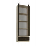 Moderner Kleiderschrank mit Schublade | 2-türiger Kleiderschrank Garderobenschrank | Platzsparender Schrank für Schlafzimmer, Ankleidezimmer, Flur, Kinderzimmer | 60x35x180 cm (BxTxH)