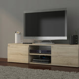 TV-Schrank, Lowboard, Fernsehschrank | Mit 2 Türen und 1 Einlegeboden | Funktional und langlebig | 120x40x36 cm (BxTxH)