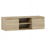 TV-Schrank, Lowboard, Fernsehschrank | Mit 2 Türen und 1 Einlegeboden | Funktional und langlebig | 120x40x36 cm (BxTxH)