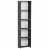 Regal 40 & 80 cm Breite, Bücherregal, Holzregal | Mit 4 Ablagen | Funktional & Modern