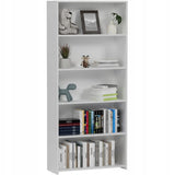 Regal 40 & 80 cm Breite, Bücherregal, Holzregal | Mit 4 Ablagen | Funktional & Modern
