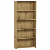Regal 40 & 80 cm Breite, Bücherregal, Holzregal | Mit 4 Ablagen | Funktional & Modern