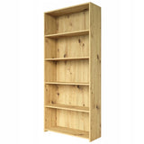 Regal 40 & 80 cm Breite, Bücherregal, Holzregal | Mit 4 Ablagen | Funktional & Modern