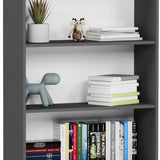 Regal 40 & 80 cm Breite, Bücherregal, Holzregal | Mit 4 Ablagen | Funktional & Modern