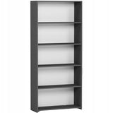 Regal 40 & 80 cm Breite, Bücherregal, Holzregal | Mit 4 Ablagen | Funktional & Modern