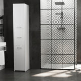 Badezimmerschrank, Badschrank, Badregal | 3 Türen 5 Einlegeböden & 2 Türen 5 Einlegeböden | Funktional & langlebig | 30x30x170 cm (BxTxH)
