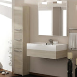 Badezimmerschrank, Badschrank, Badregal | 3 Türen 5 Einlegeböden & 2 Türen 5 Einlegeböden | Funktional & langlebig | 30x30x170 cm (BxTxH)