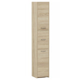Badezimmerschrank, Badschrank, Badregal | 3 Türen 5 Einlegeböden & 2 Türen 5 Einlegeböden | Funktional & langlebig | 30x30x170 cm (BxTxH)