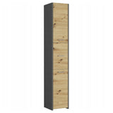 Badezimmerschrank, Badschrank, Badregal | 3 Türen 5 Einlegeböden & 2 Türen 5 Einlegeböden | Funktional & langlebig | 30x30x170 cm (BxTxH)
