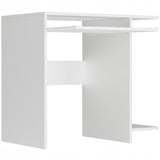 Computertisch, kleiner Schreibtisch, Arbeitstisch | Mit Tastaturablage und Stauraum | Stabil & pflegeleicht | 80x50x75 cm (BxTxH)