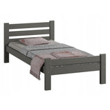 Bett, Bettrahmen, Einzelbett, Holzbett | Massives Kiefernholz | Stabil & Langlebig | 72 cm hoch | Erhältlich in 90x200, 120x200, 140x200 und 160x200 cm