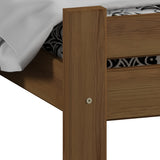 Bett, Bettrahmen, Einzelbett, Holzbett | Massives Kiefernholz | Stabil & Langlebig | 72 cm hoch | Erhältlich in 90x200, 120x200, 140x200 und 160x200 cm