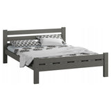 Bett, Bettrahmen, Einzelbett, Holzbett | Massives Kiefernholz | Stabil & Langlebig | 72 cm hoch | Erhältlich in 90x200, 120x200, 140x200 und 160x200 cm
