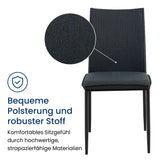 Esszimmerset mit 4 Stühlen Tisch Küchentisch & Esszimmerstühle 4er set Esszimmertisch | moderne Essgruppe | Maße Tisch: 140x80 cm | Set Esstisch + 4 Stühle