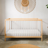 Kids Collective Babybett Kinderbett Gitterbett 60x120 und 70x140 cm höhenverstellbarer Lattenrost & herausnehmbare Sprossen stabiles Buchenholz | ab Geburt bis zum 3. Lebensjahr made in EU
