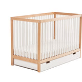 Kids Collective Babybett Kinderbett Gitterbett 60x120 und 70x140 cm höhenverstellbarer Lattenrost & herausnehmbare Sprossen stabiles Buchenholz | ab Geburt bis zum 3. Lebensjahr made in EU