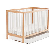 Kids Collective Babybett Kinderbett Gitterbett 60x120 und 70x140 cm höhenverstellbarer Lattenrost & herausnehmbare Sprossen stabiles Buchenholz | ab Geburt bis zum 3. Lebensjahr made in EU