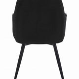 Esszimmerstuhl mit 2er set option drehbar Stuhl Drehstuhl Esszimmer Schminktisch Stuhl Schreibtischstuhl Samt Polsterstuhl mit Armlehnen | belastbar bis 110 kg | 360° drehbar, vielseitig | Schwarz