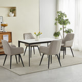 Esszimmerstuhl mit 2er set option drehbar Stuhl Drehstuhl Esszimmer Schminktisch Stuhl Schreibtischstuhl Samt Polsterstuhl mit Armlehnen | belastbar bis 110 kg | 360° drehbar, vielseitig | Schwarz