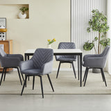 Esszimmerstuhl mit 2er set option drehbar Stuhl Drehstuhl Esszimmer Schminktisch Stuhl Schreibtischstuhl Samt Polsterstuhl mit Armlehnen | belastbar bis 110 kg | 360° drehbar, vielseitig | Schwarz