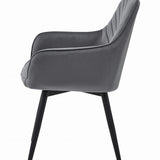 Esszimmerstuhl mit 2er set option drehbar Stuhl Drehstuhl Esszimmer Schminktisch Stuhl Schreibtischstuhl Samt Polsterstuhl mit Armlehnen | belastbar bis 110 kg | 360° drehbar, vielseitig | Schwarz