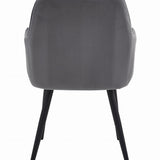 Esszimmerstuhl Stuhl mit 2er Set Option Küchenstuhl Polsterstuhl mit Armlehnen für Esszimmer Küche Schminktisch Stuhl, Samt Polsterstuhl mit Armlehne und Metallbeinen | belastbar bis 110 kg