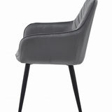 Esszimmerstuhl Stuhl mit 2er Set Option Küchenstuhl Polsterstuhl mit Armlehnen für Esszimmer Küche Schminktisch Stuhl, Samt Polsterstuhl mit Armlehne und Metallbeinen | belastbar bis 110 kg