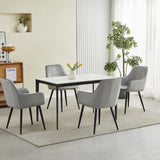 Esszimmerstuhl Stuhl mit 2er Set Option Küchenstuhl Polsterstuhl mit Armlehnen für Esszimmer Küche Schminktisch Stuhl, Samt Polsterstuhl mit Armlehne und Metallbeinen | belastbar bis 110 kg