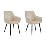 Esszimmerstuhl Stuhl mit 2er Set Option Küchenstuhl Polsterstuhl mit Armlehnen für Esszimmer Küche Schminktisch Stuhl, Samt Polsterstuhl mit Armlehne und Metallbeinen | belastbar bis 110 kg